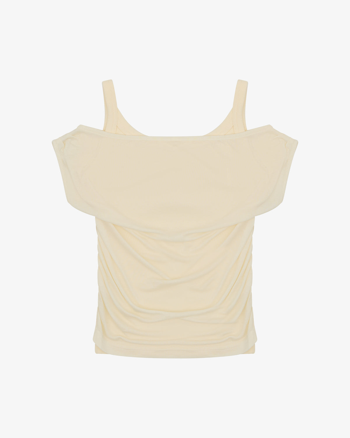 LAYERED TANK - CREAM