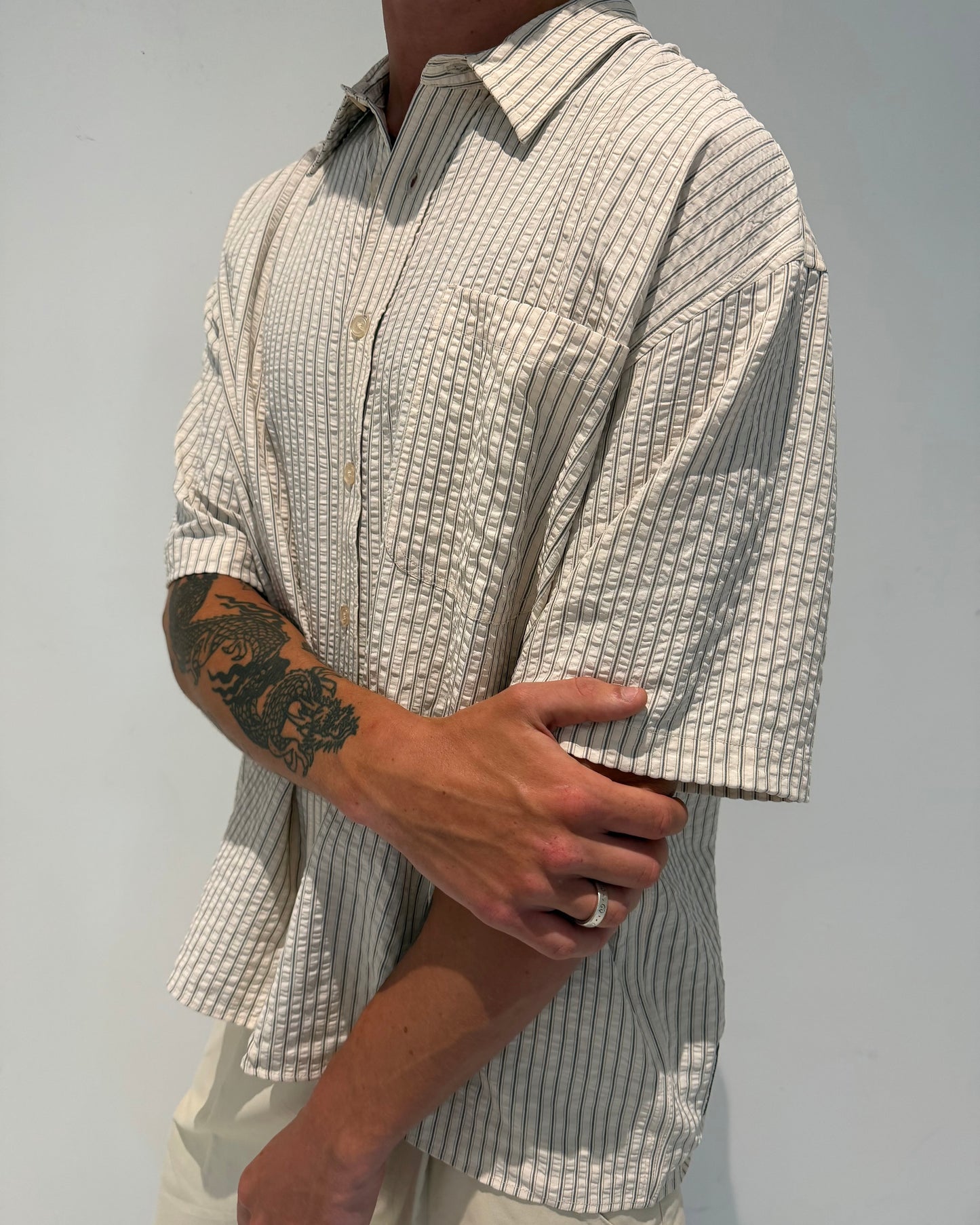 Seersucker Shirt - Stripe