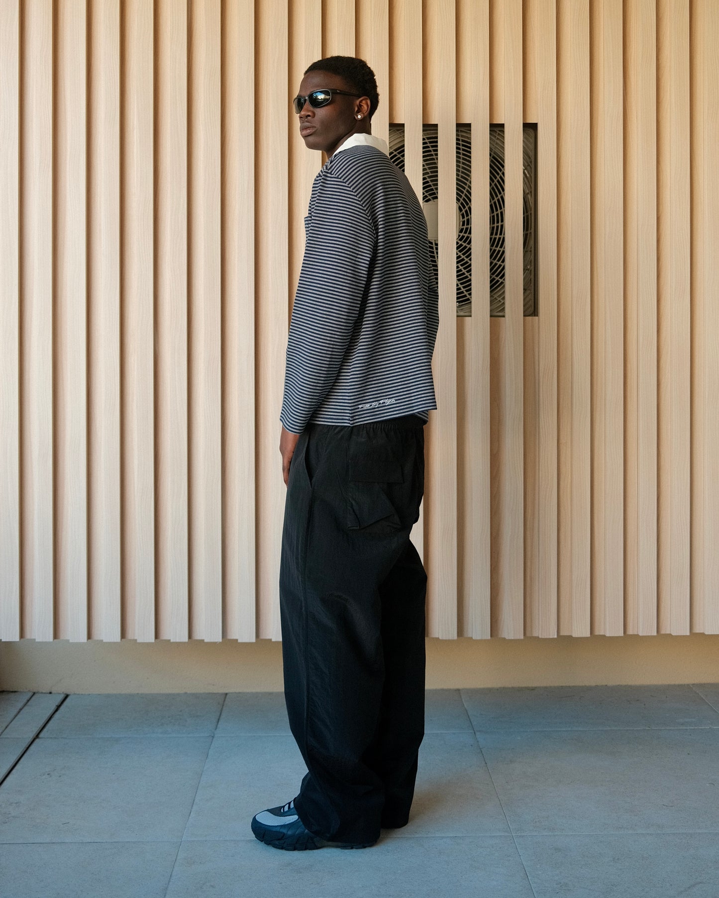 LS Stripe Polo
