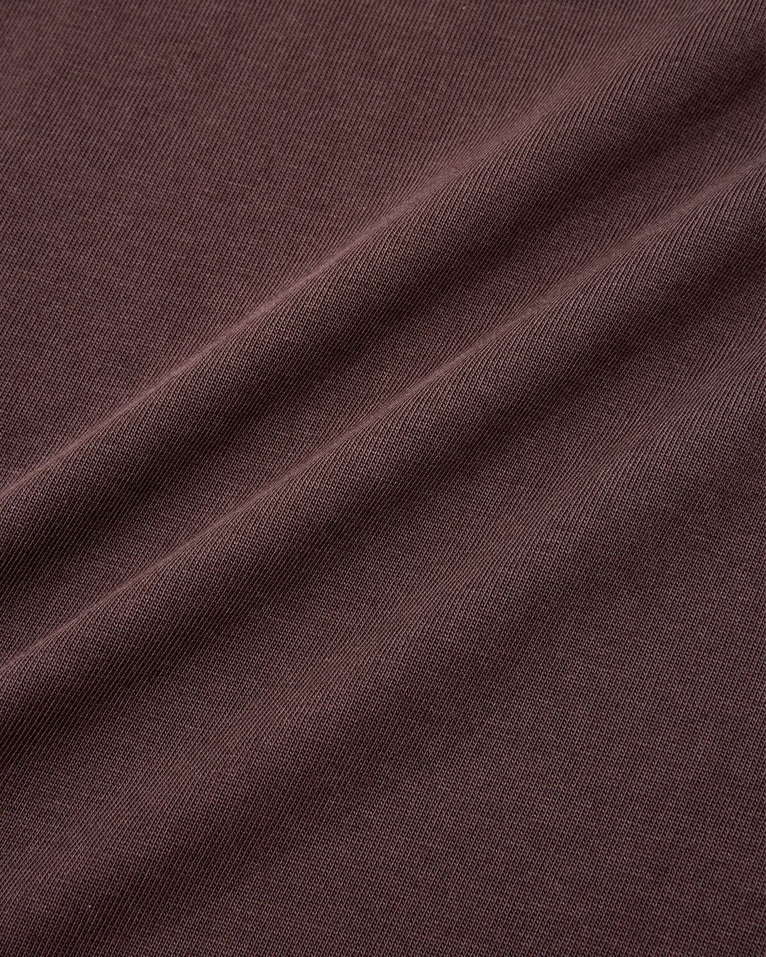 Contrast Neck Cropped Tee - Chilli / Chocolate