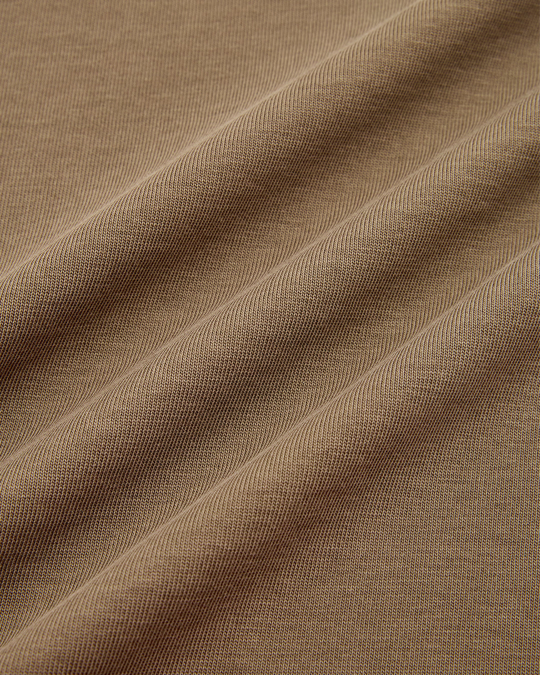 PANELLED CROP TEE - Sage / Cream
