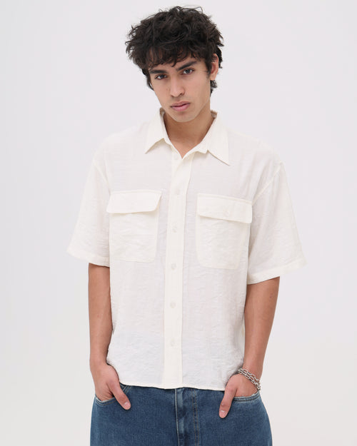 SS Woven Shirt - Off White