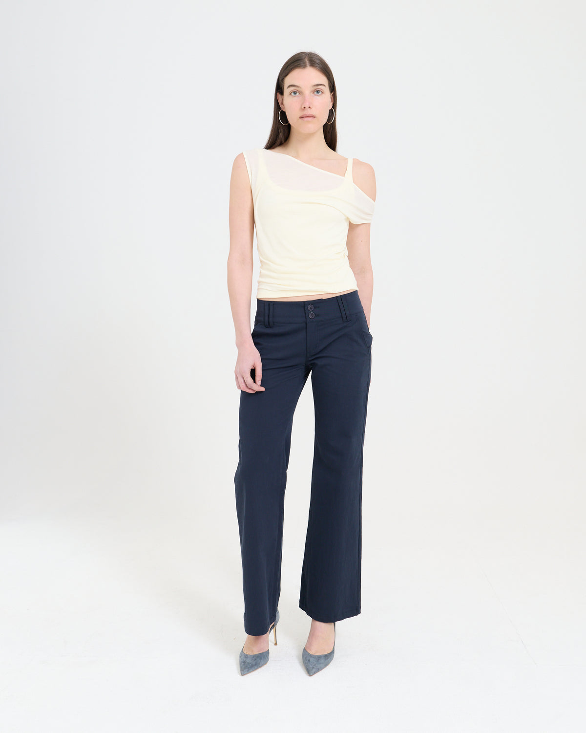 LAYERED TANK - CREAM
