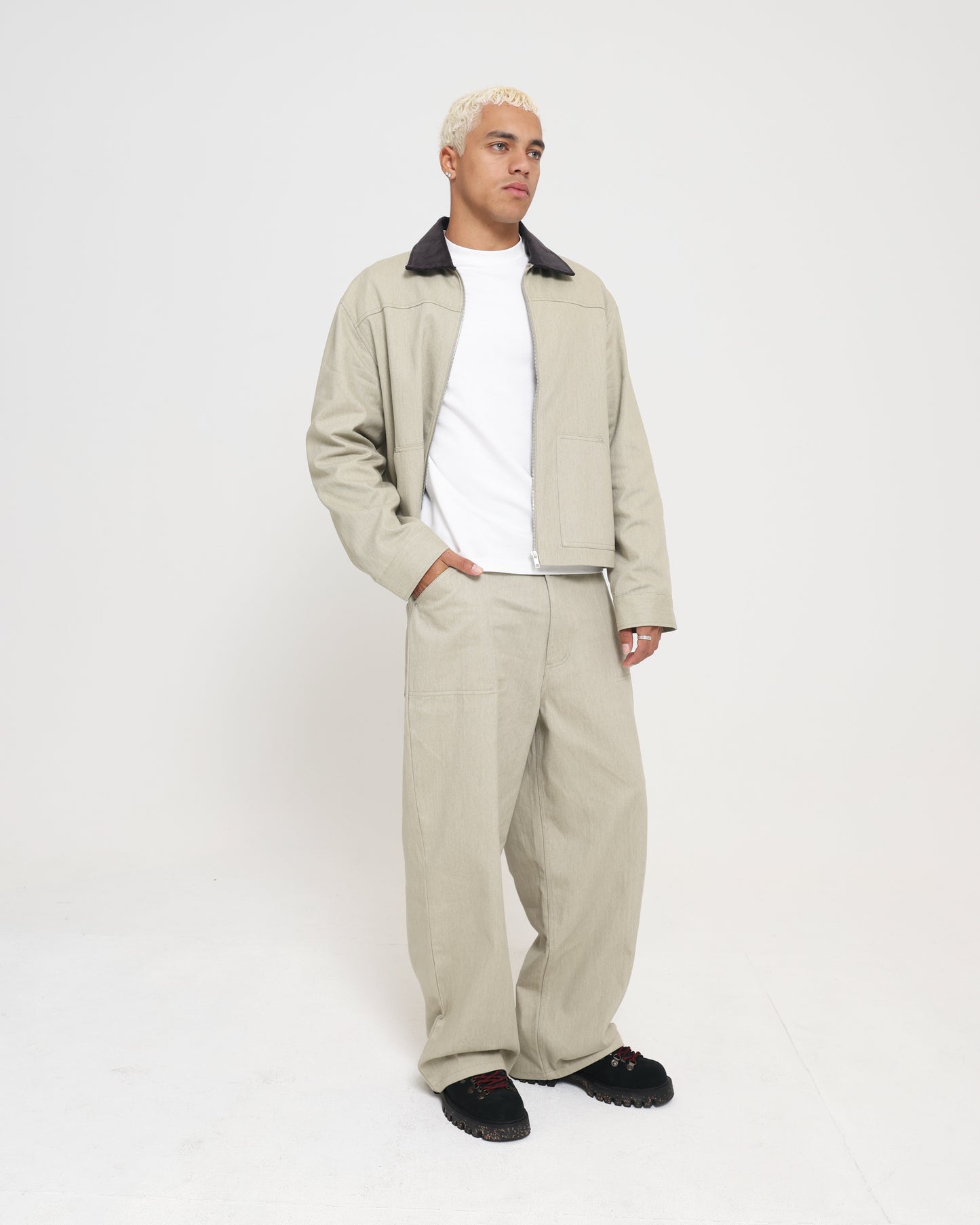 Cotton Drill Jacket - Sandstone