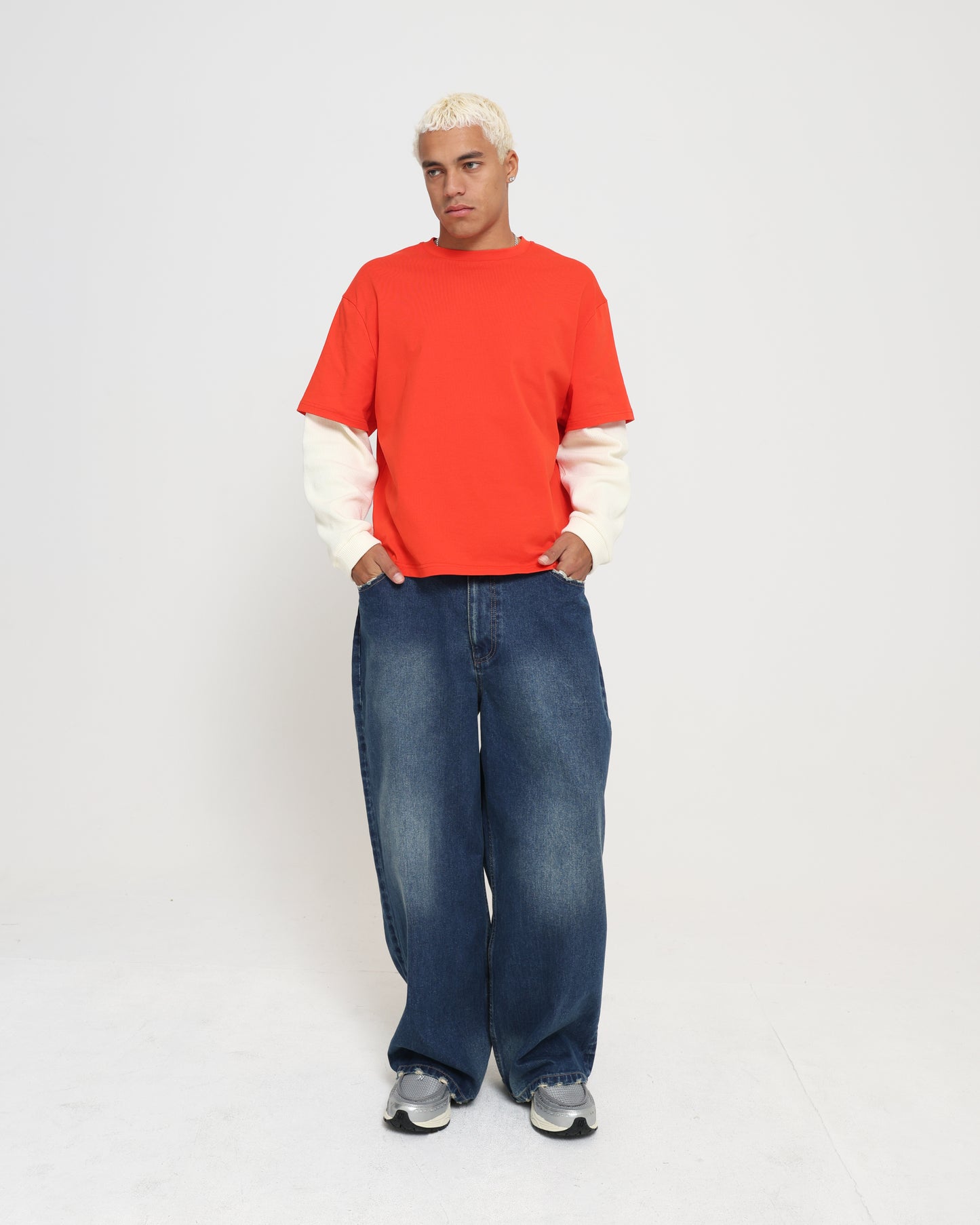 MEN'S BAGGY JEAN - 90S BLUE