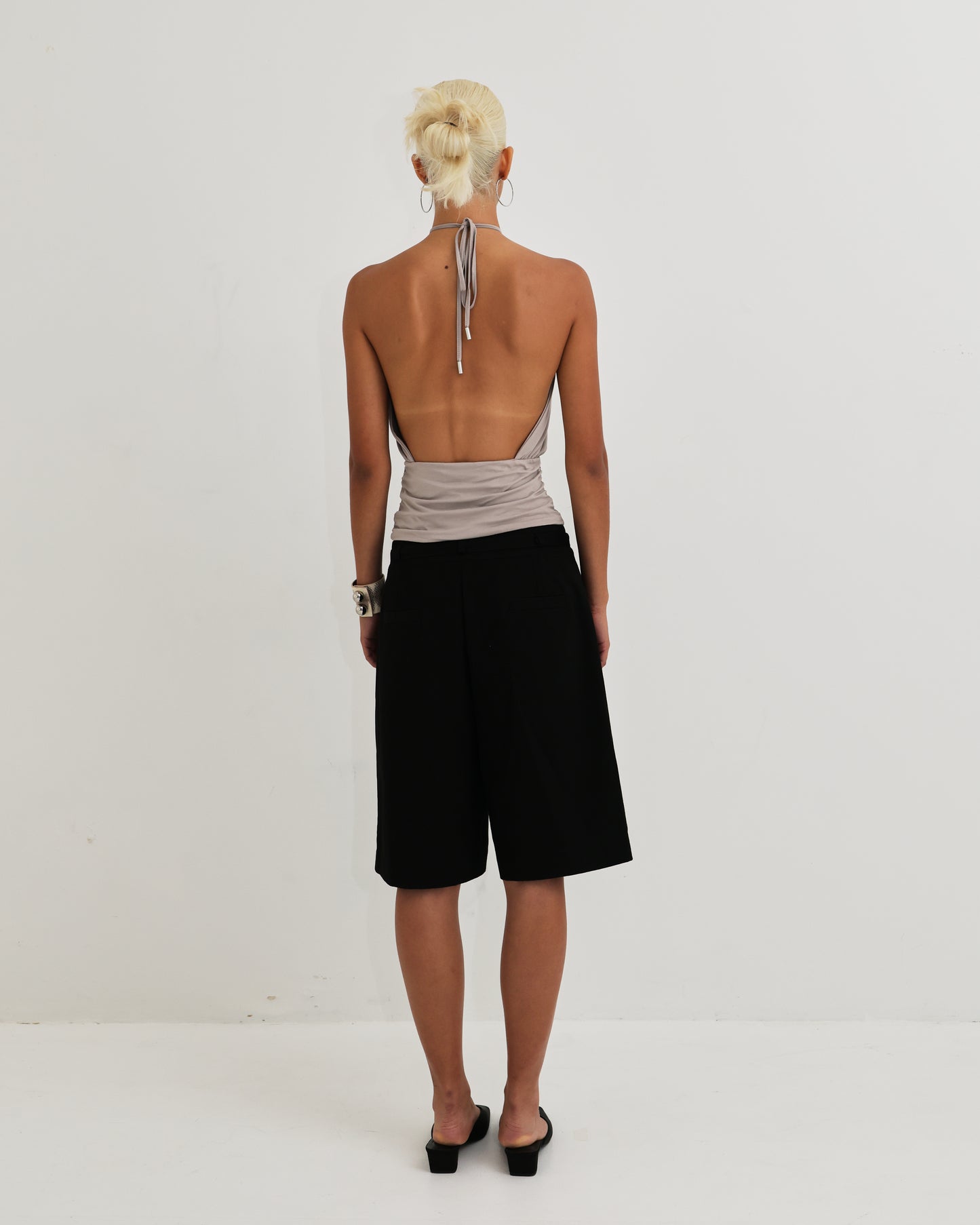 Women's Halter Top - Stone