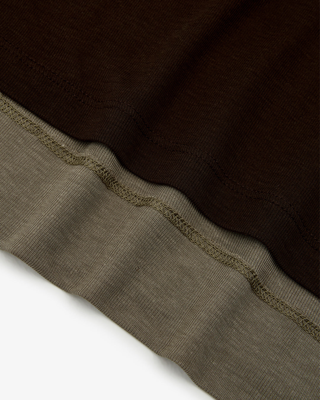 Women's Layered Skirt - Brown / Khaki
