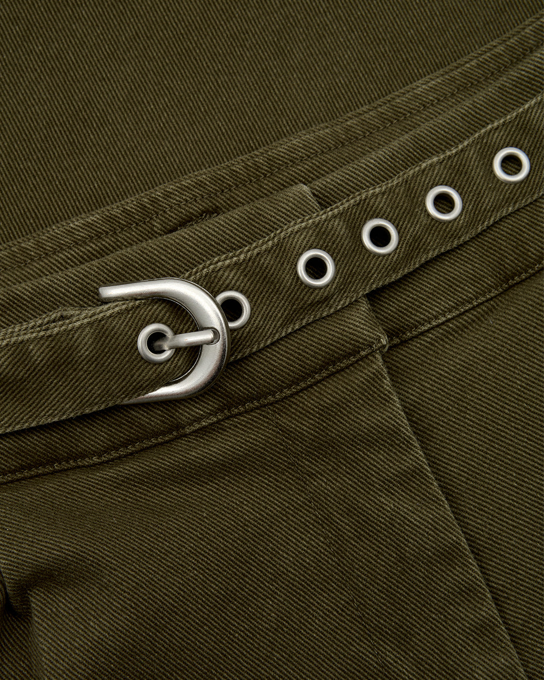 Women's Denim Bermuda Short - Khaki