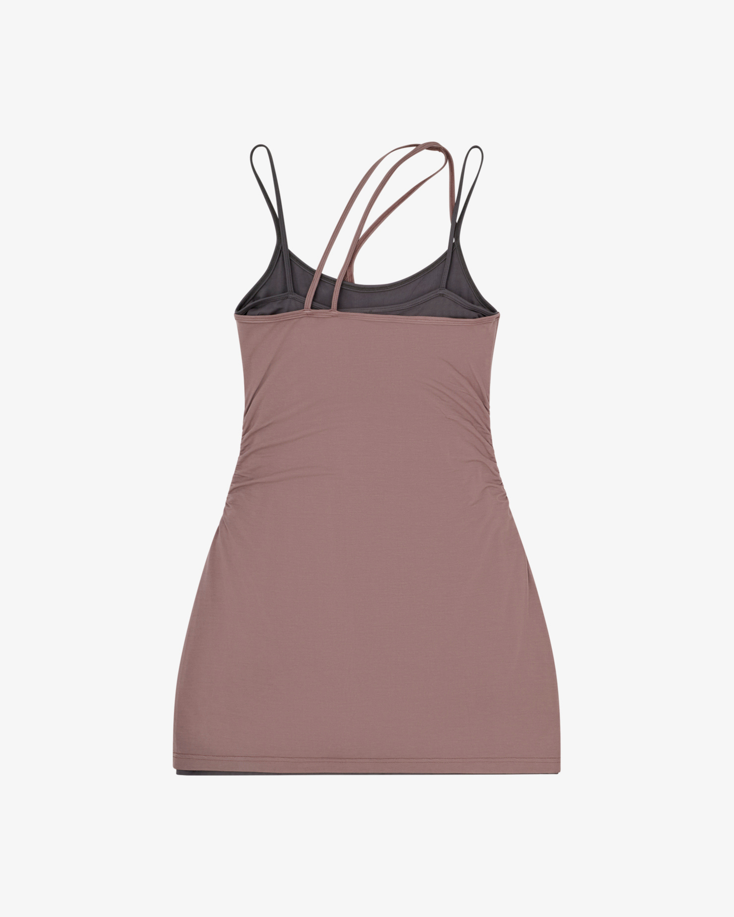 Womens Asym Layered Mini Dress