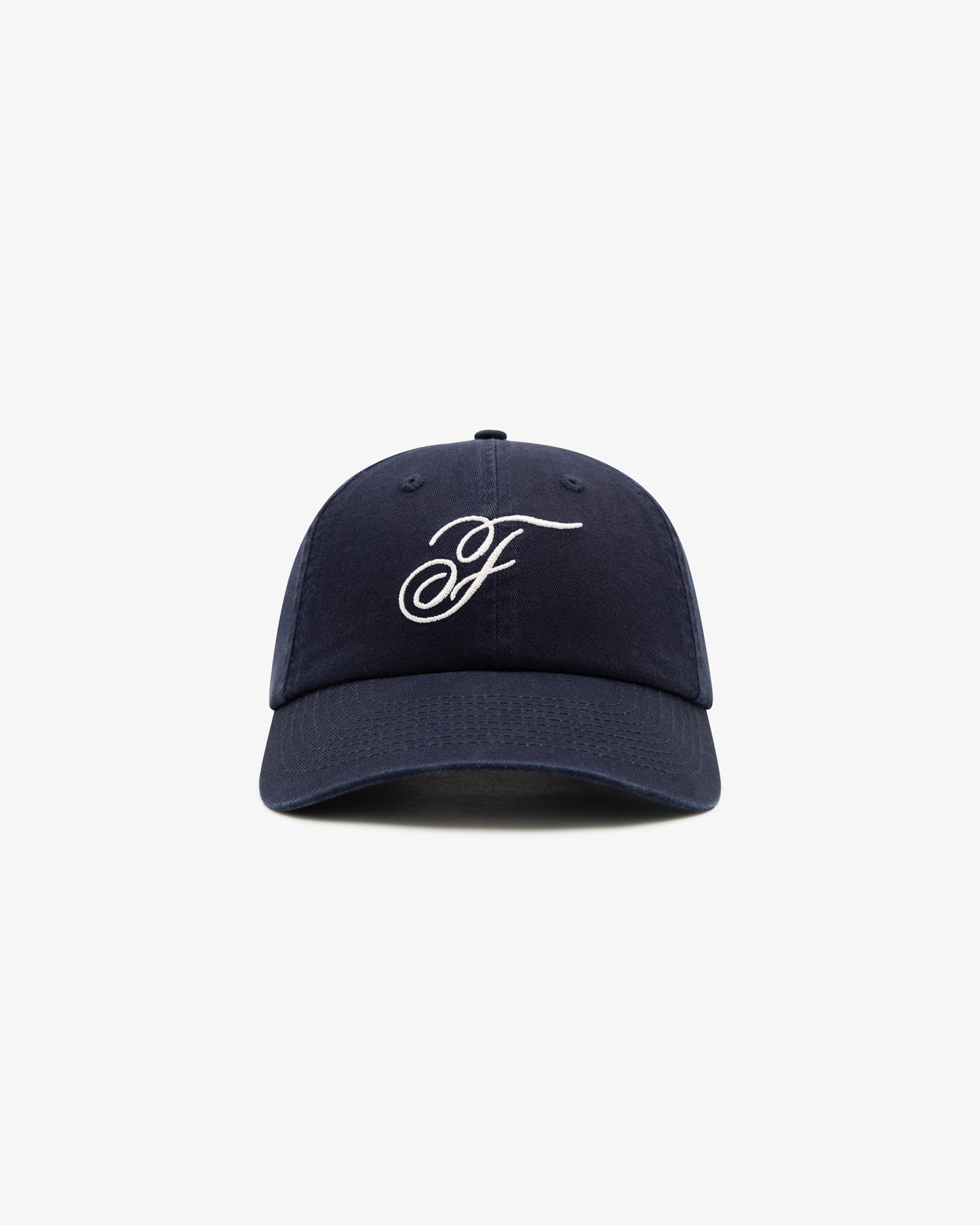 Cotton Dad Cap - Navy / Signature F
