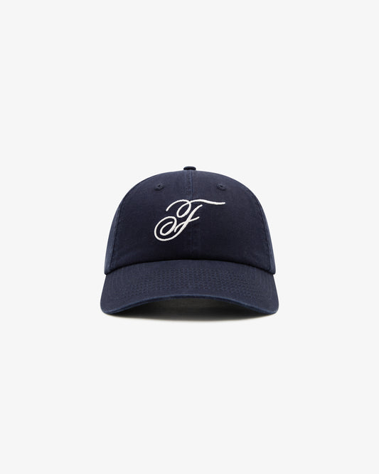 Cotton Dad Cap - Navy / Signature F