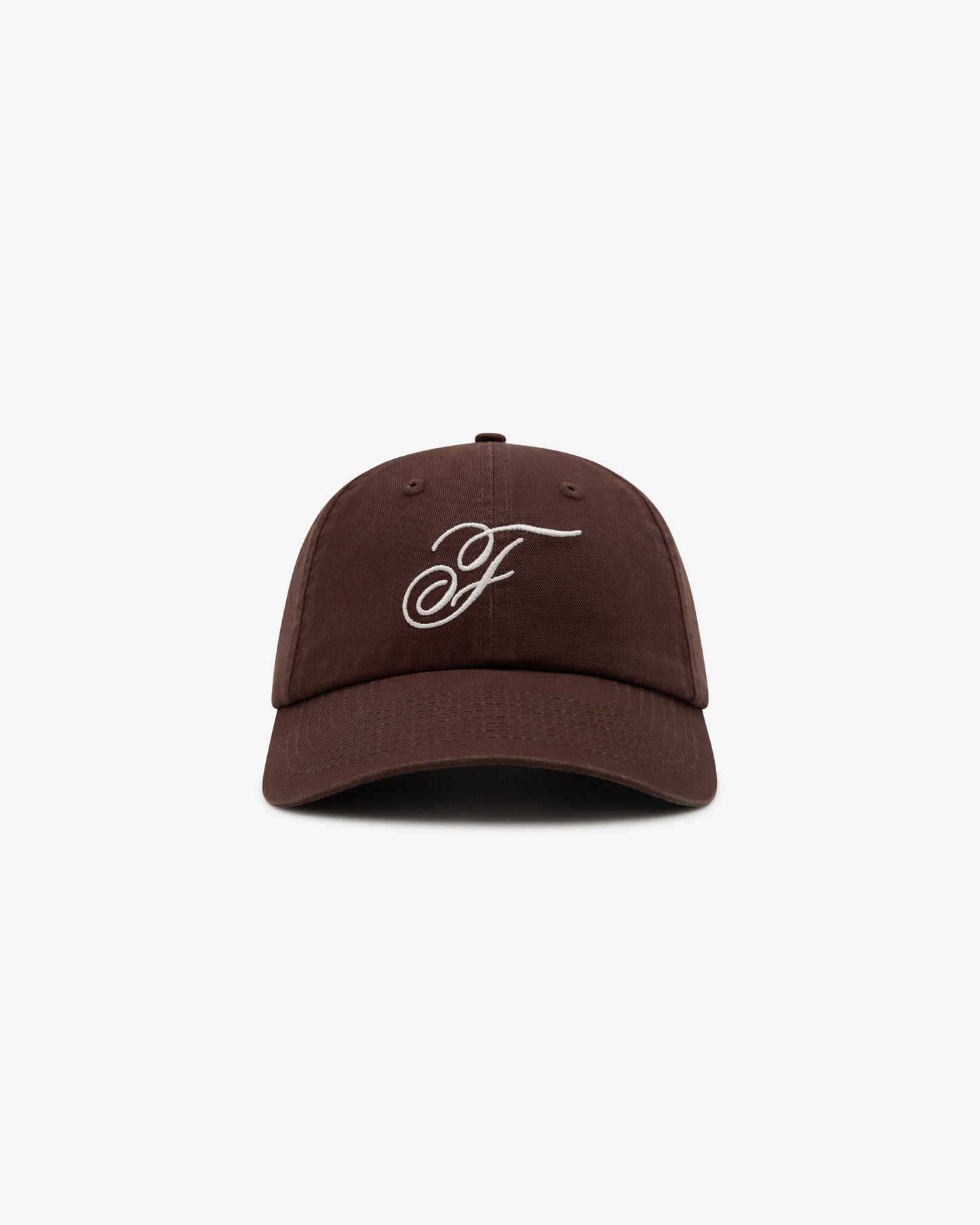 Cotton Dad Cap - Brown / Signature F