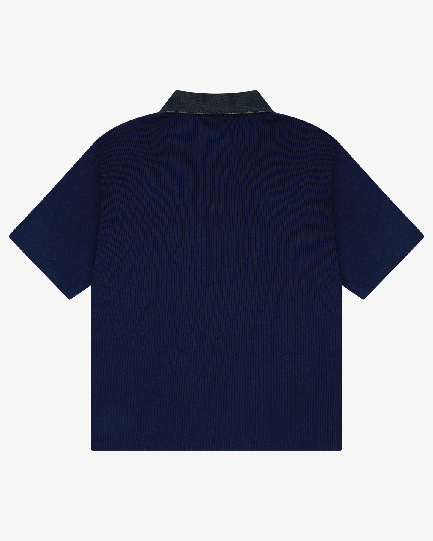 Knitted Polo - Navy