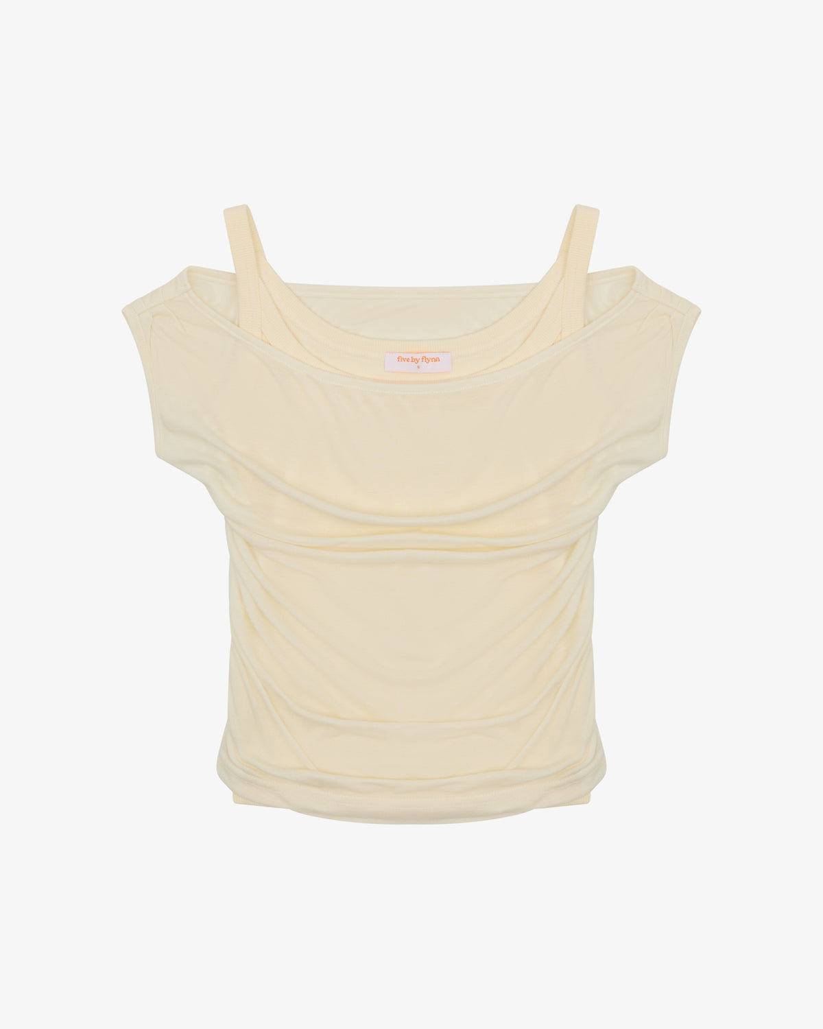 LAYERED TANK - CREAM