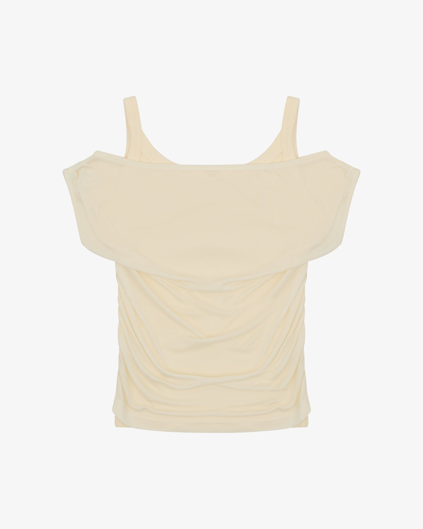 LAYERED TANK - CREAM
