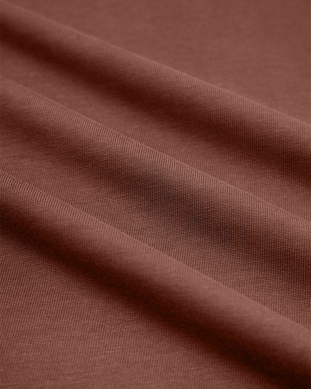 Panelled LS Crop Tee - Chocolate/Sand