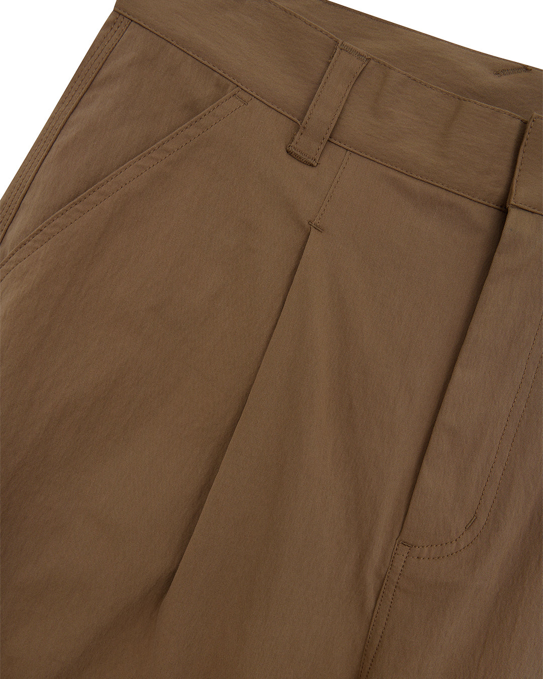 Pleated Dress Pant - Brown