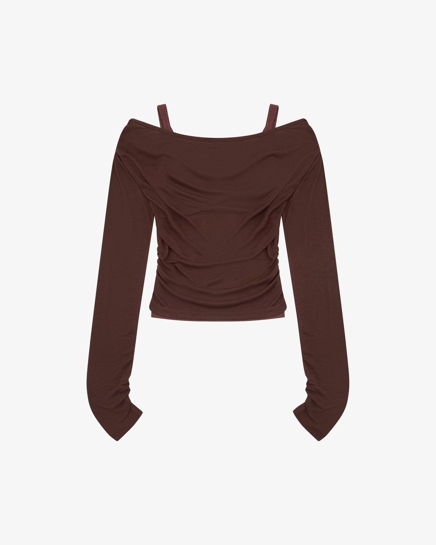 LS LAYERED TANK - CHOCOLATE