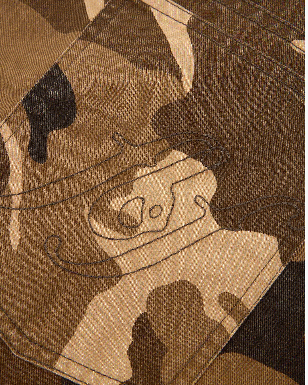 Drill Short - Brown Camo
