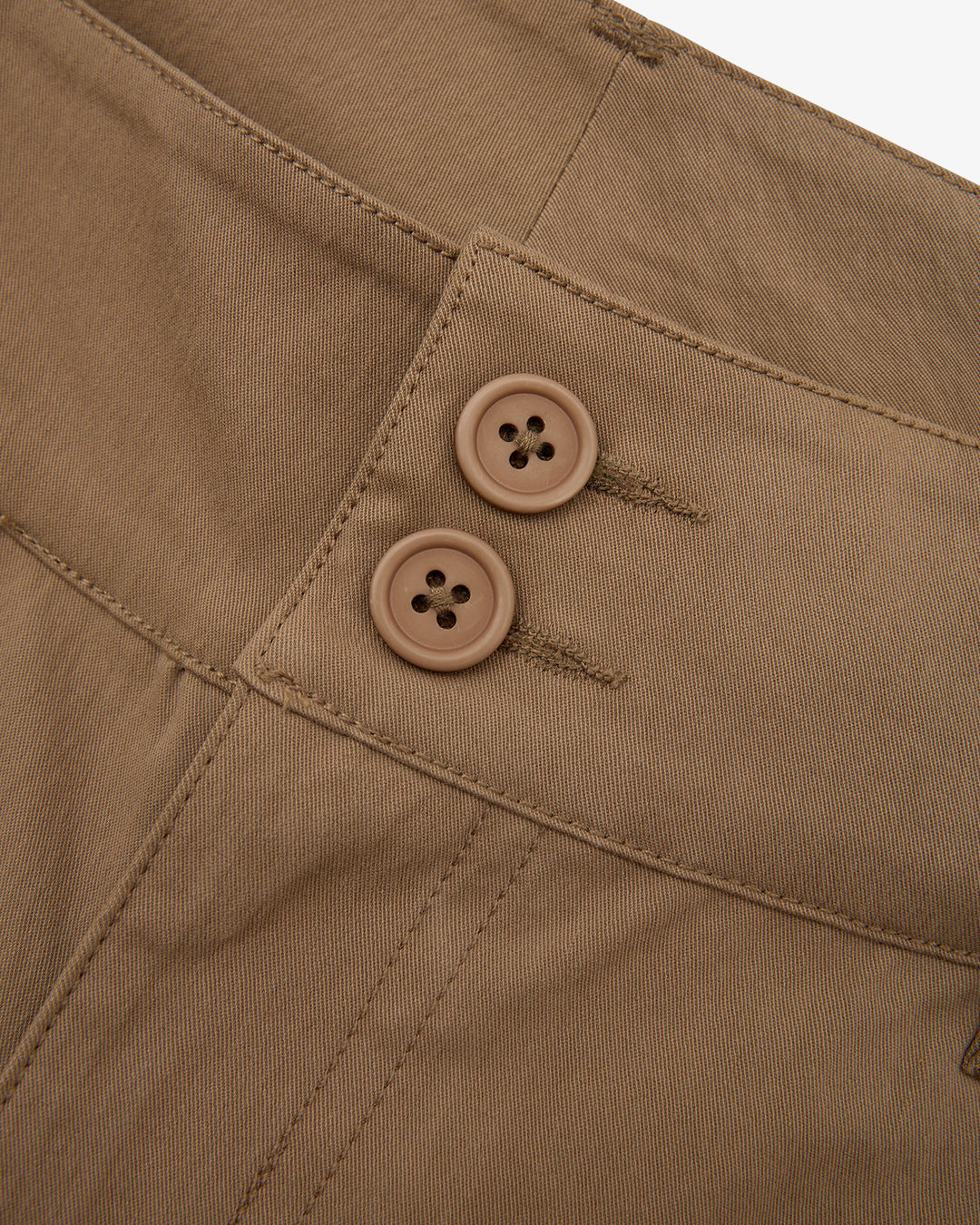 Low Rise Pocket Pant - Brown