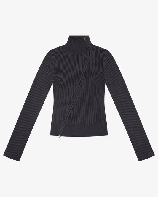 Women's Asym Zip Cardigan