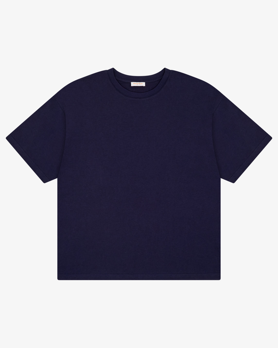 Crop Boxy Tee - Navy