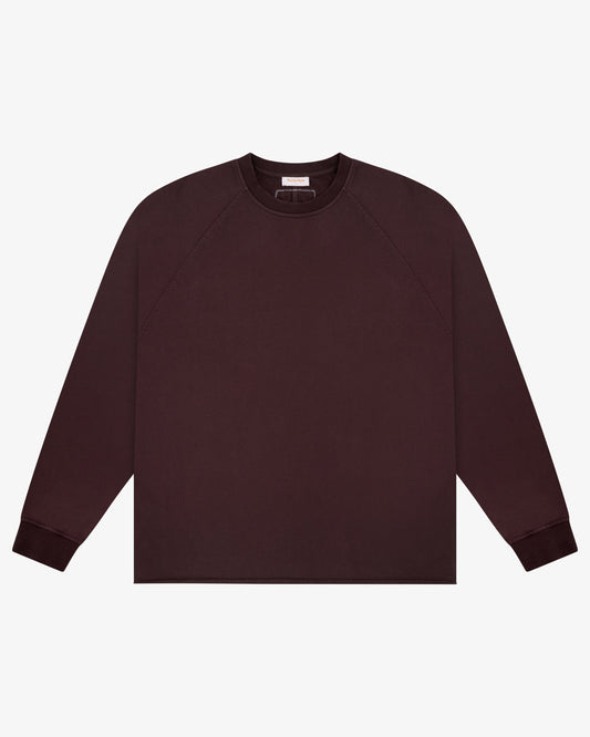 RAGLAN SWEATSHIRT - CHOLOCATE