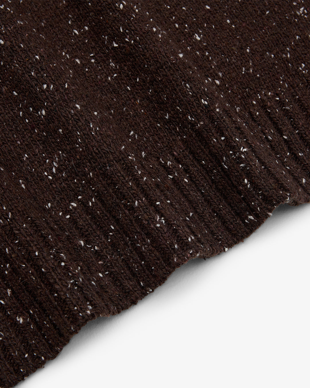 Crew Neck Sweater - Brown Speckle