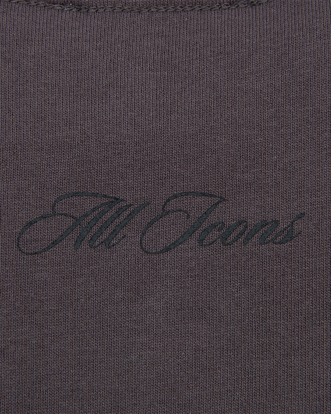 Cotton Tee - Charcoal