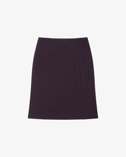 STRETCH COLUMN MIDI SKIRT