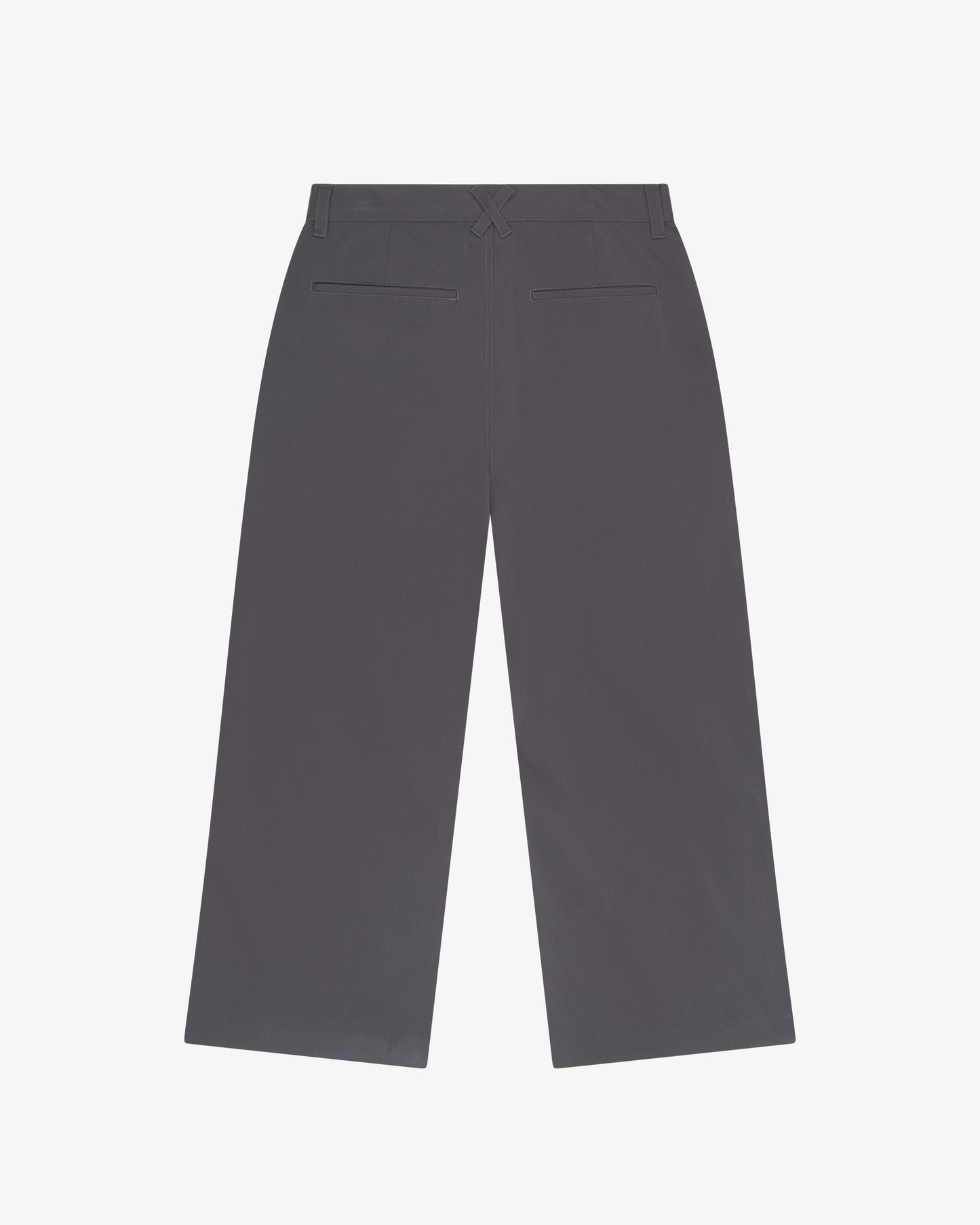 WIDE LEG DRESS PANT - Charcoal