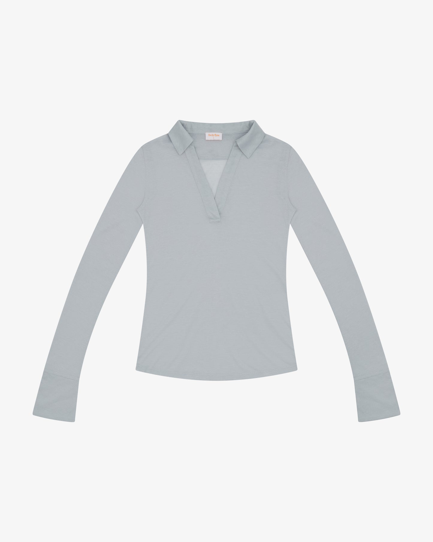 LS POLO - ICE GREY
