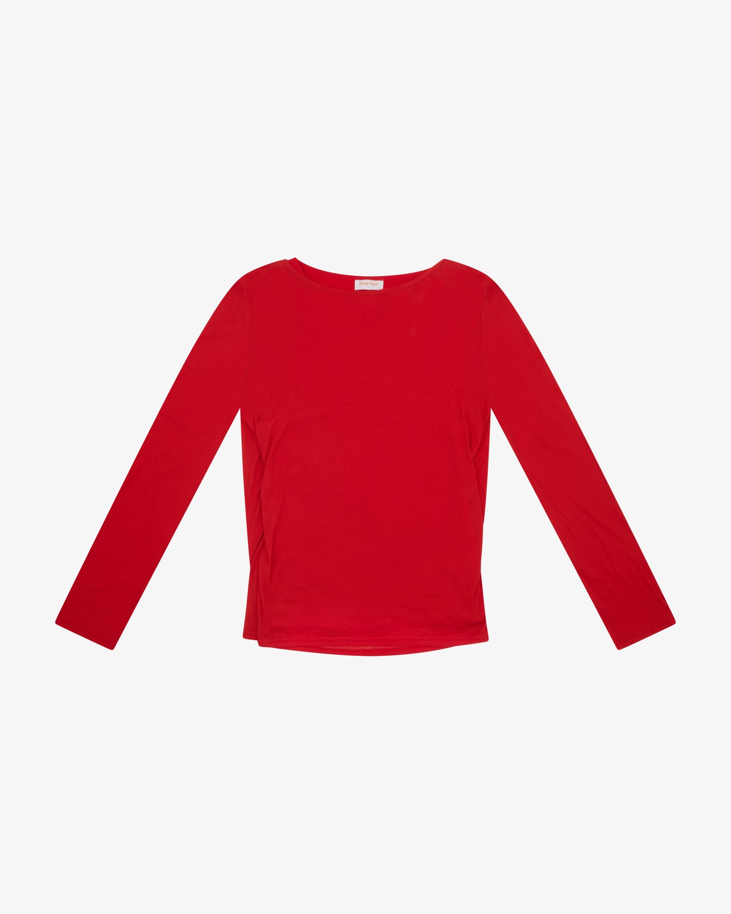 Cowl Back Layered LS Top - Chilli