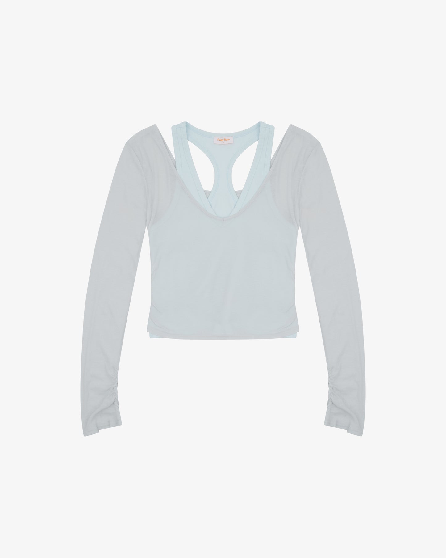 Layered Racer Tank - Ice