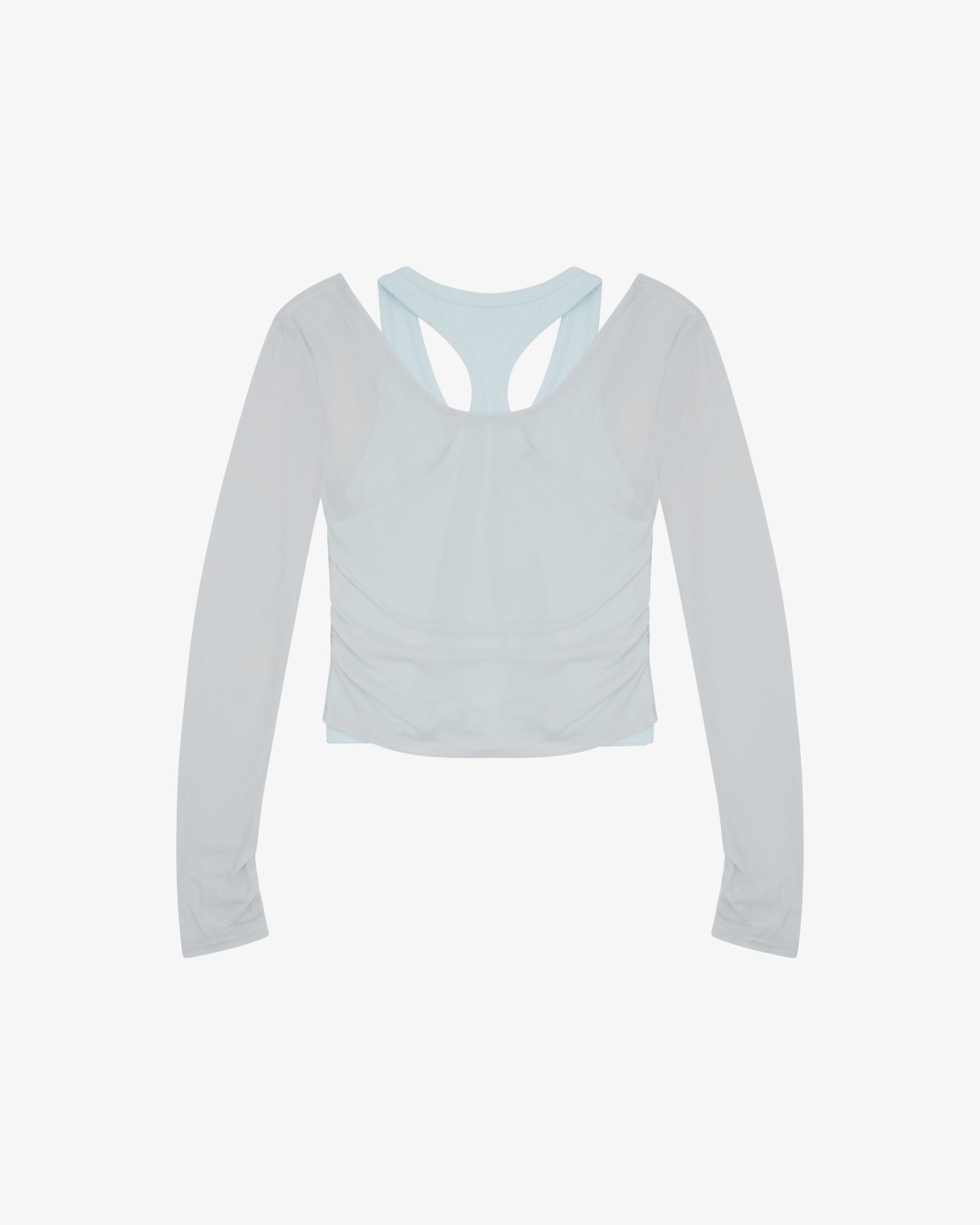 Layered Racer Tank - Ice