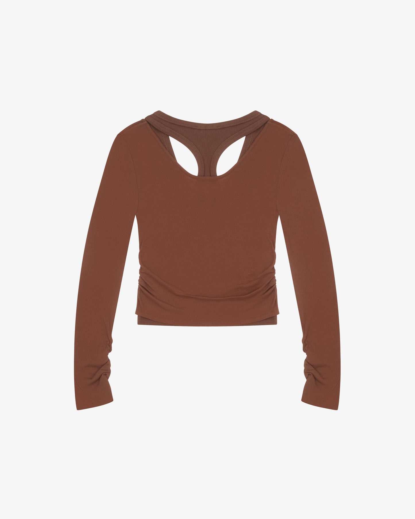 Layered Racer Tank - Caramel