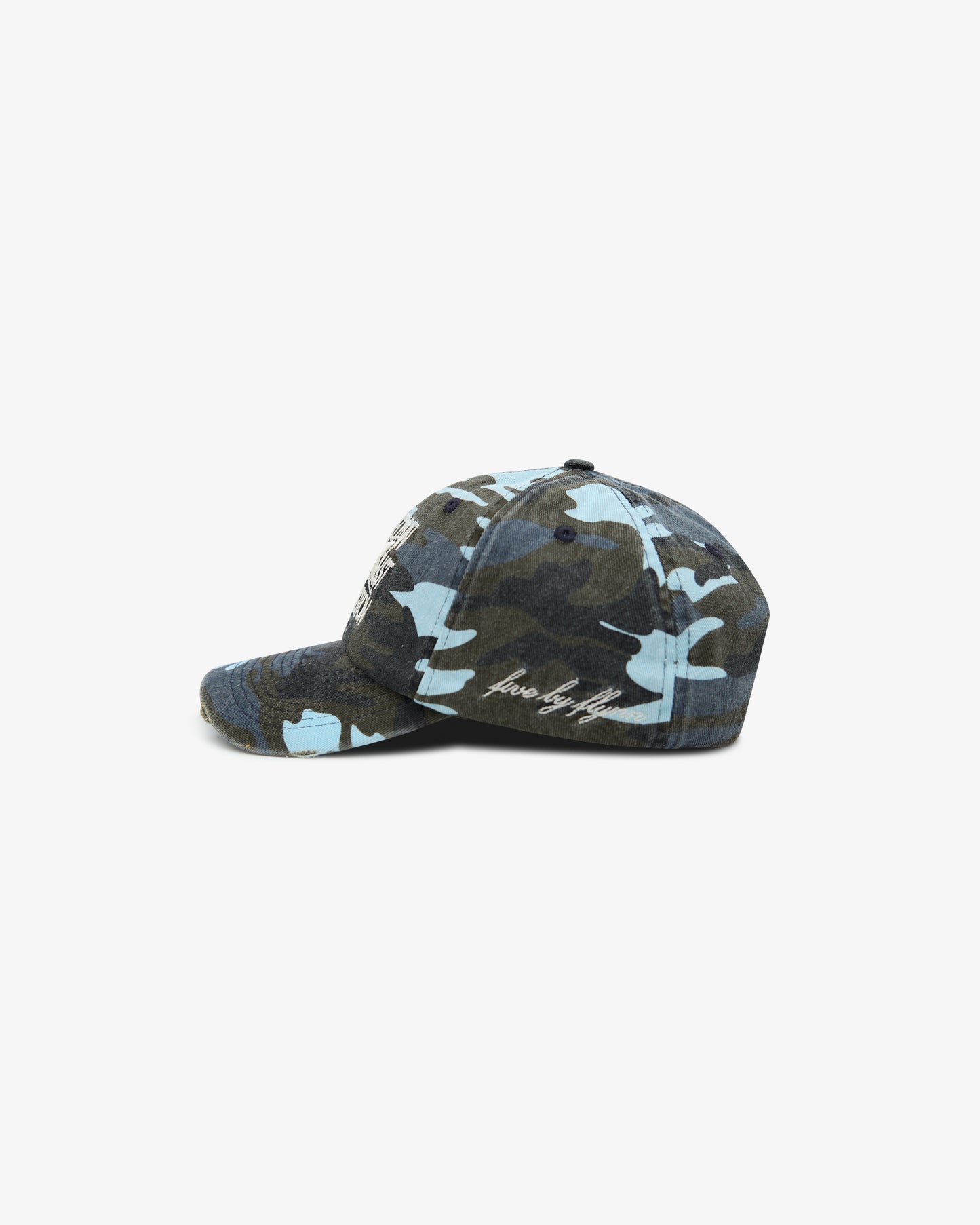 Cotton Dad Cap - Blue Camo
