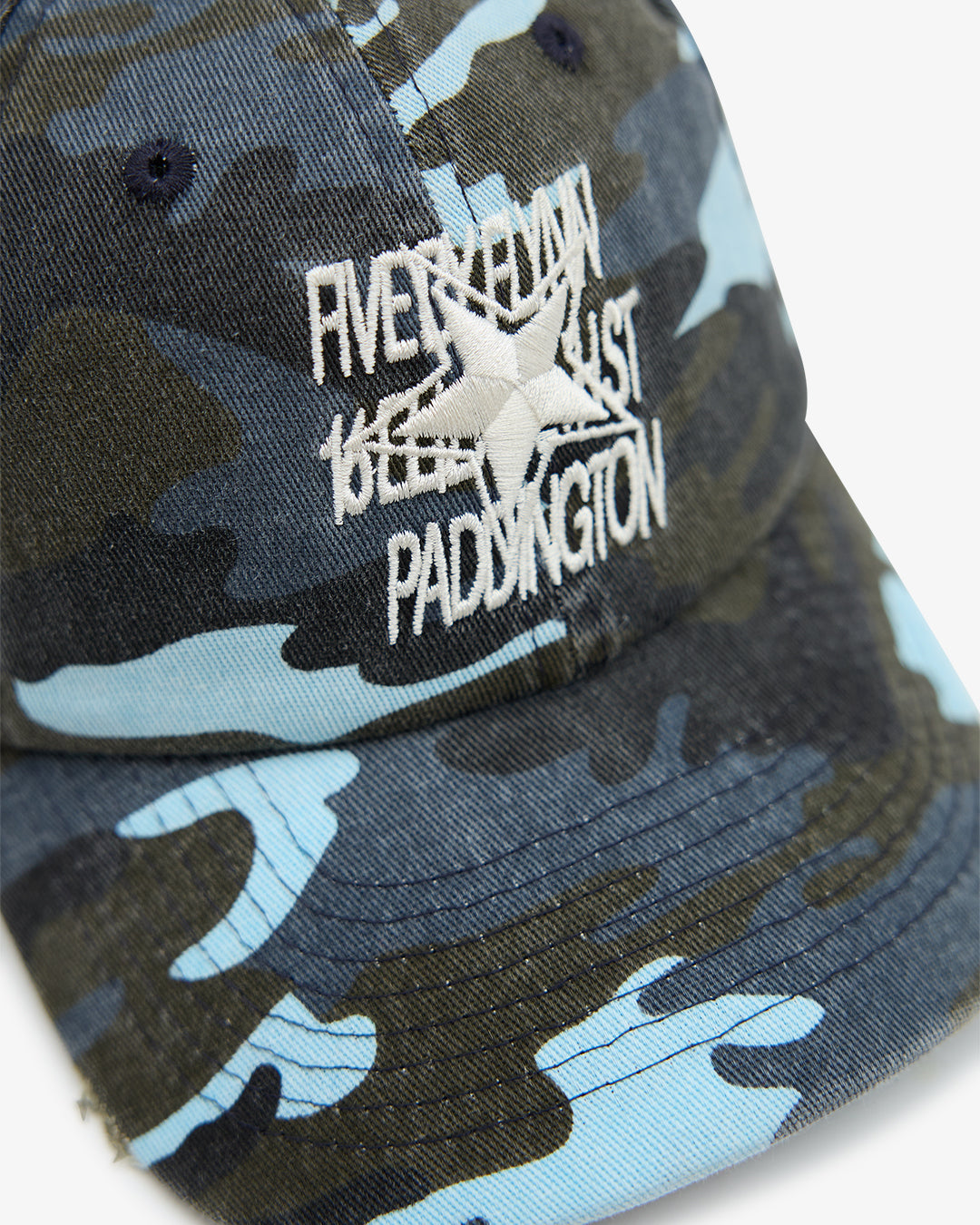 Cotton Dad Cap - Blue Camo