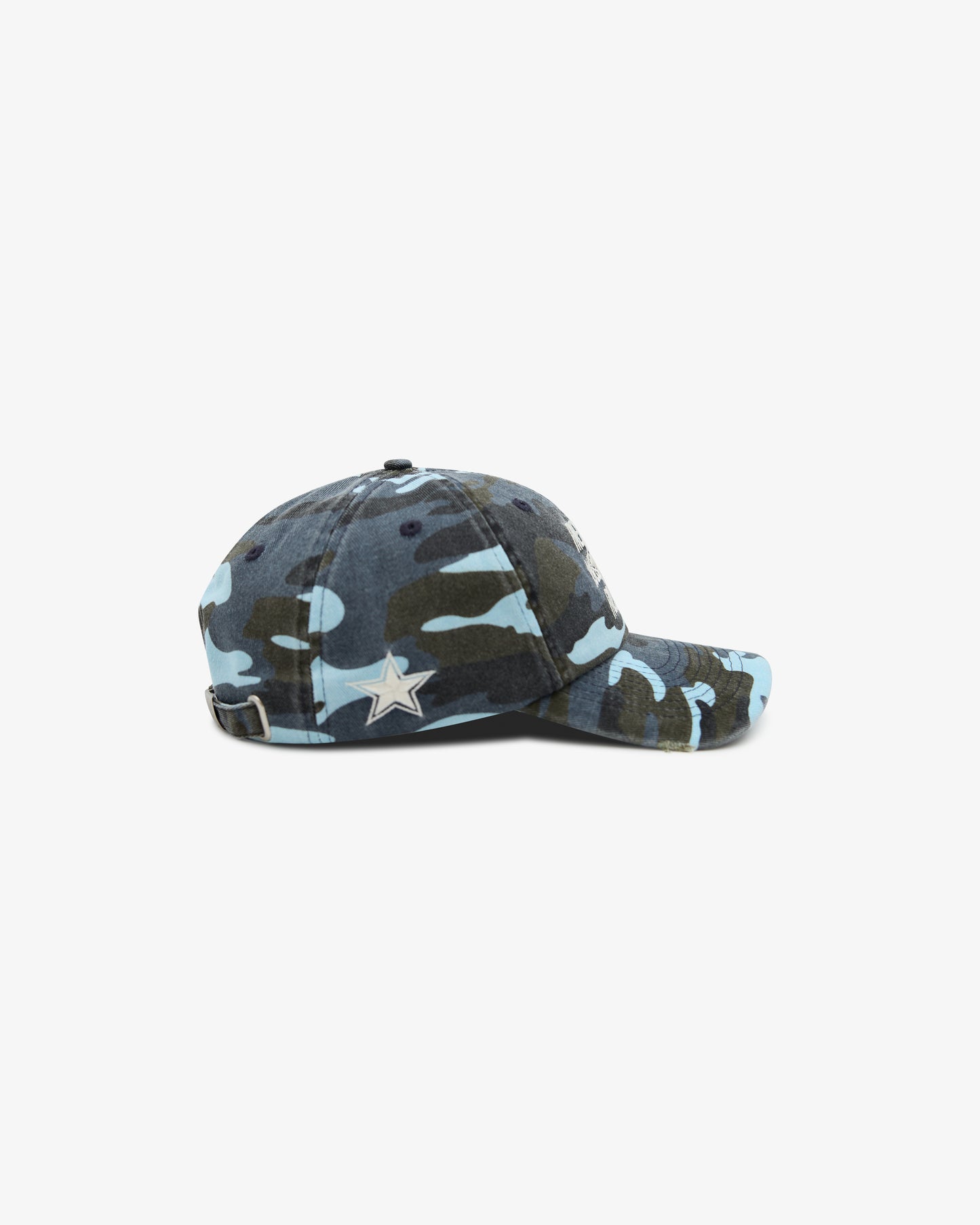 Cotton Dad Cap - Blue Camo