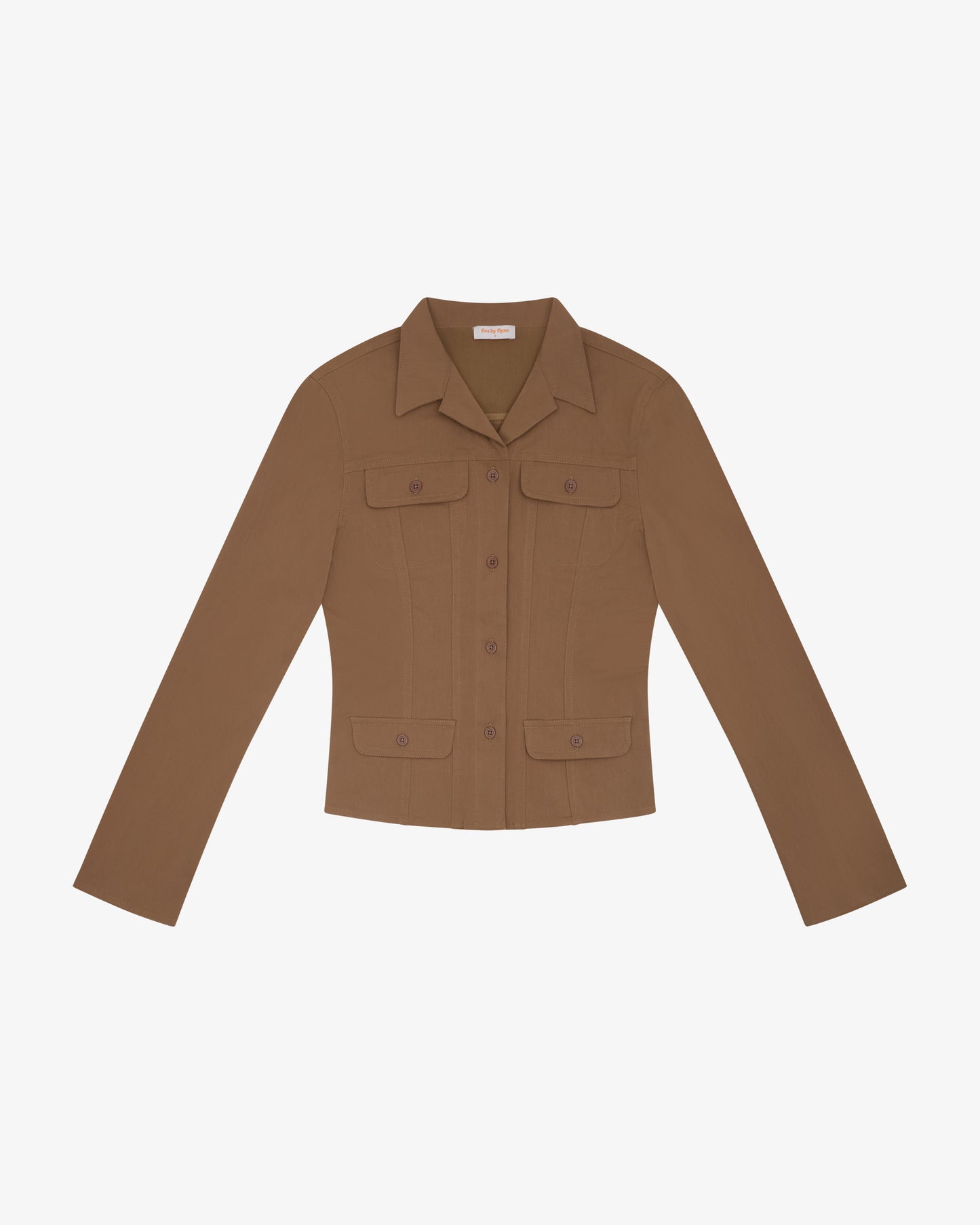 Fitted Jacket - Brown
