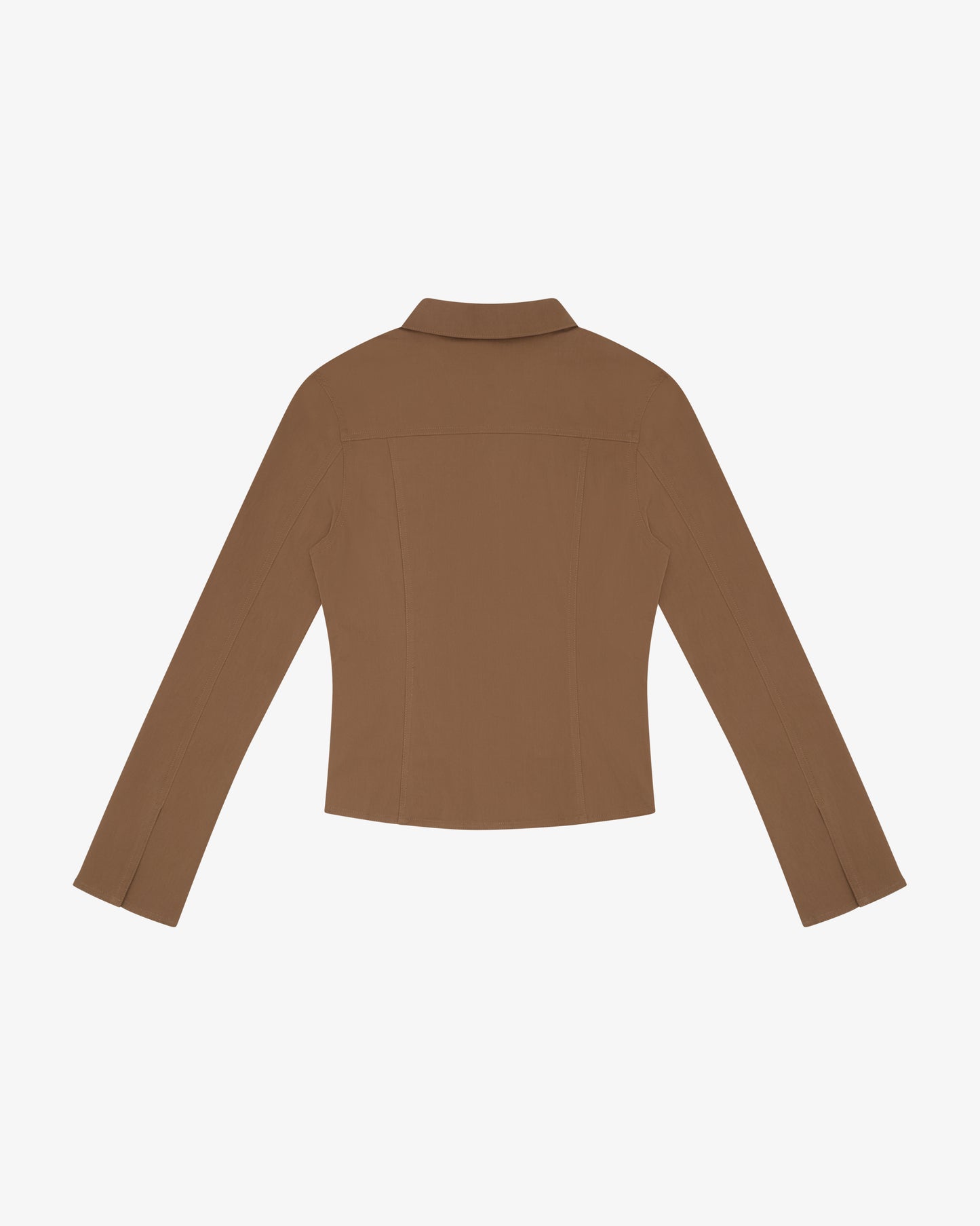 Fitted Jacket - Brown