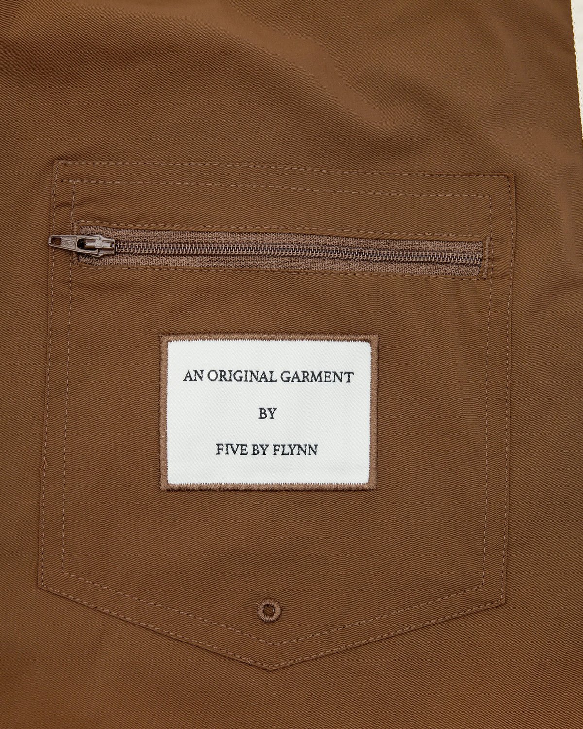 Swim Short - Brown / Beige