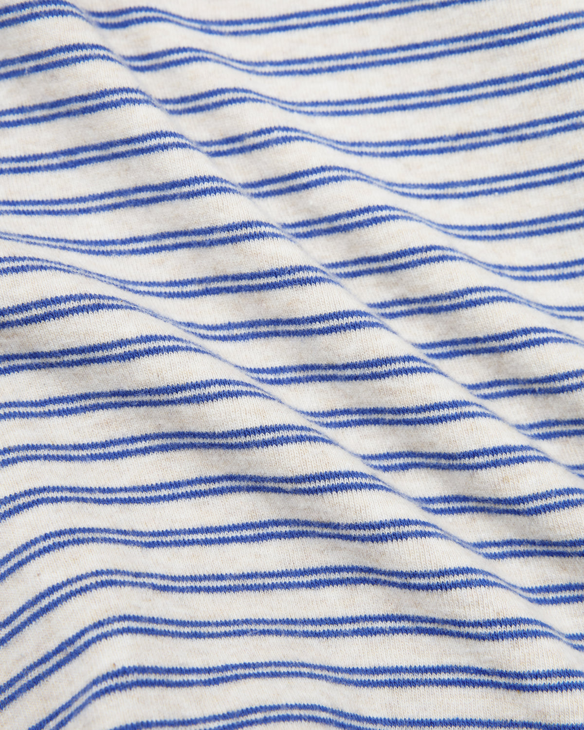 Raglan Baby Tee - Oat / Blue