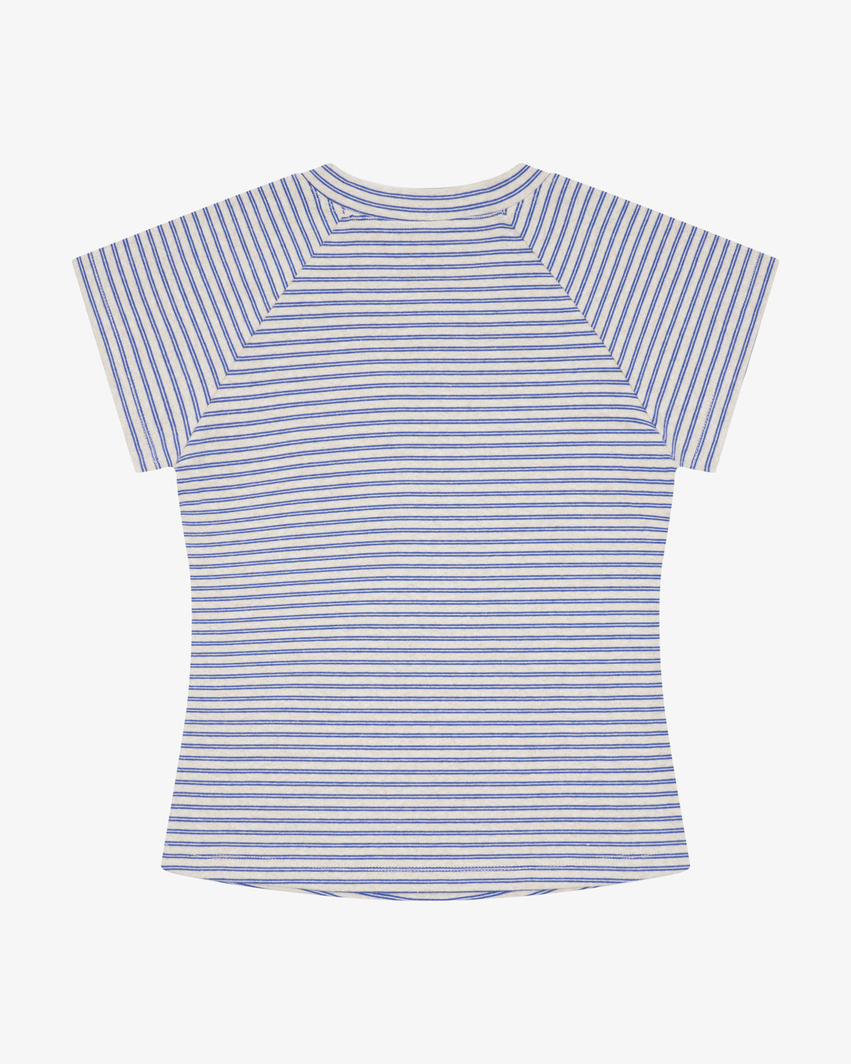 Raglan Baby Tee - Oat / Blue
