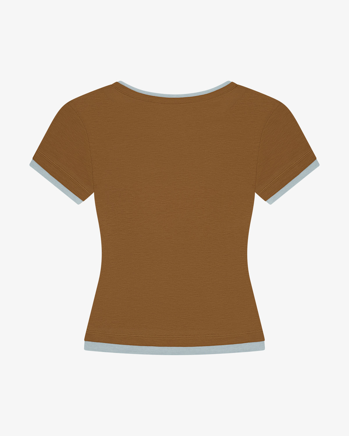 V Neck Tee - Caramel