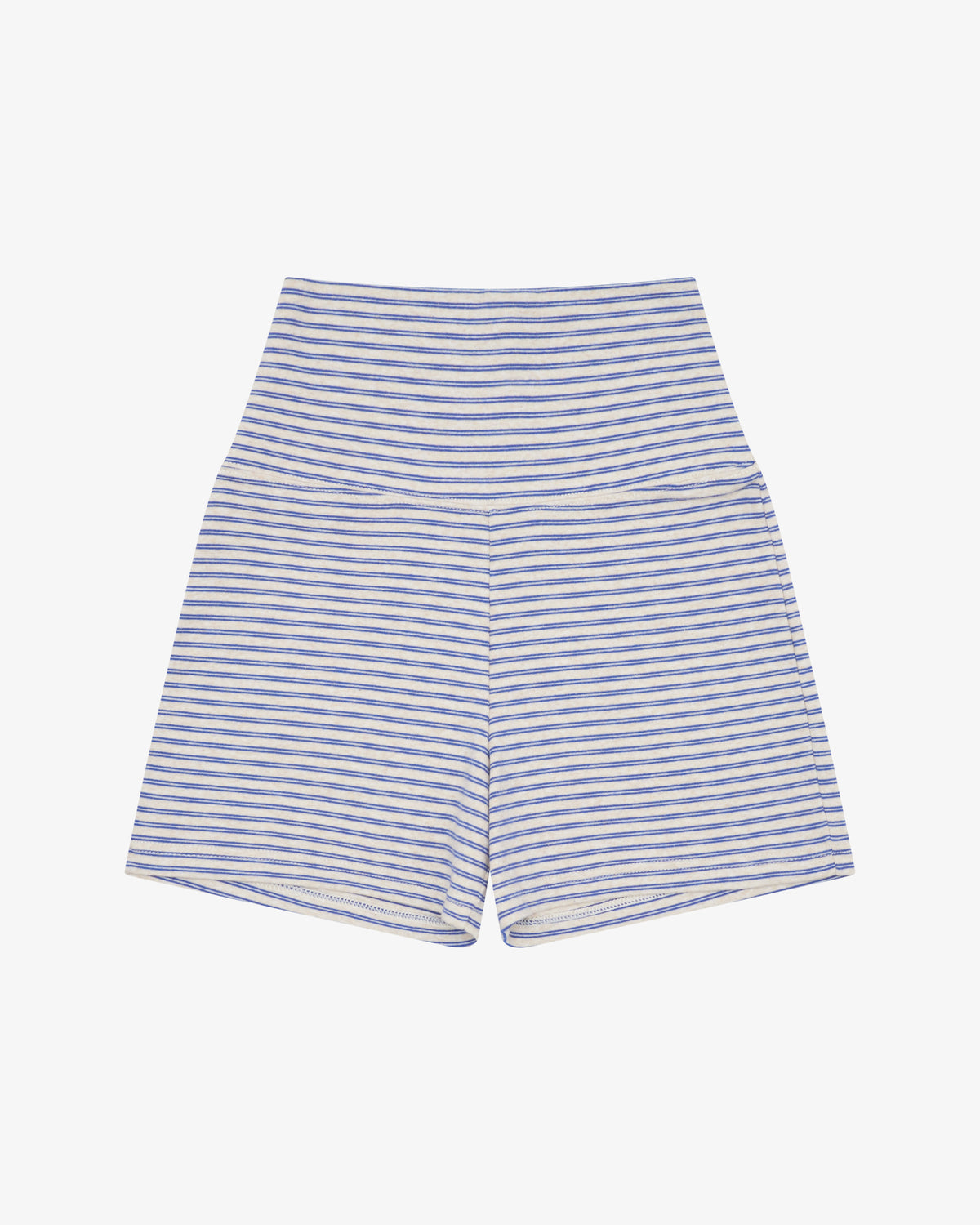Stripe Mini Short - Oat / Blue