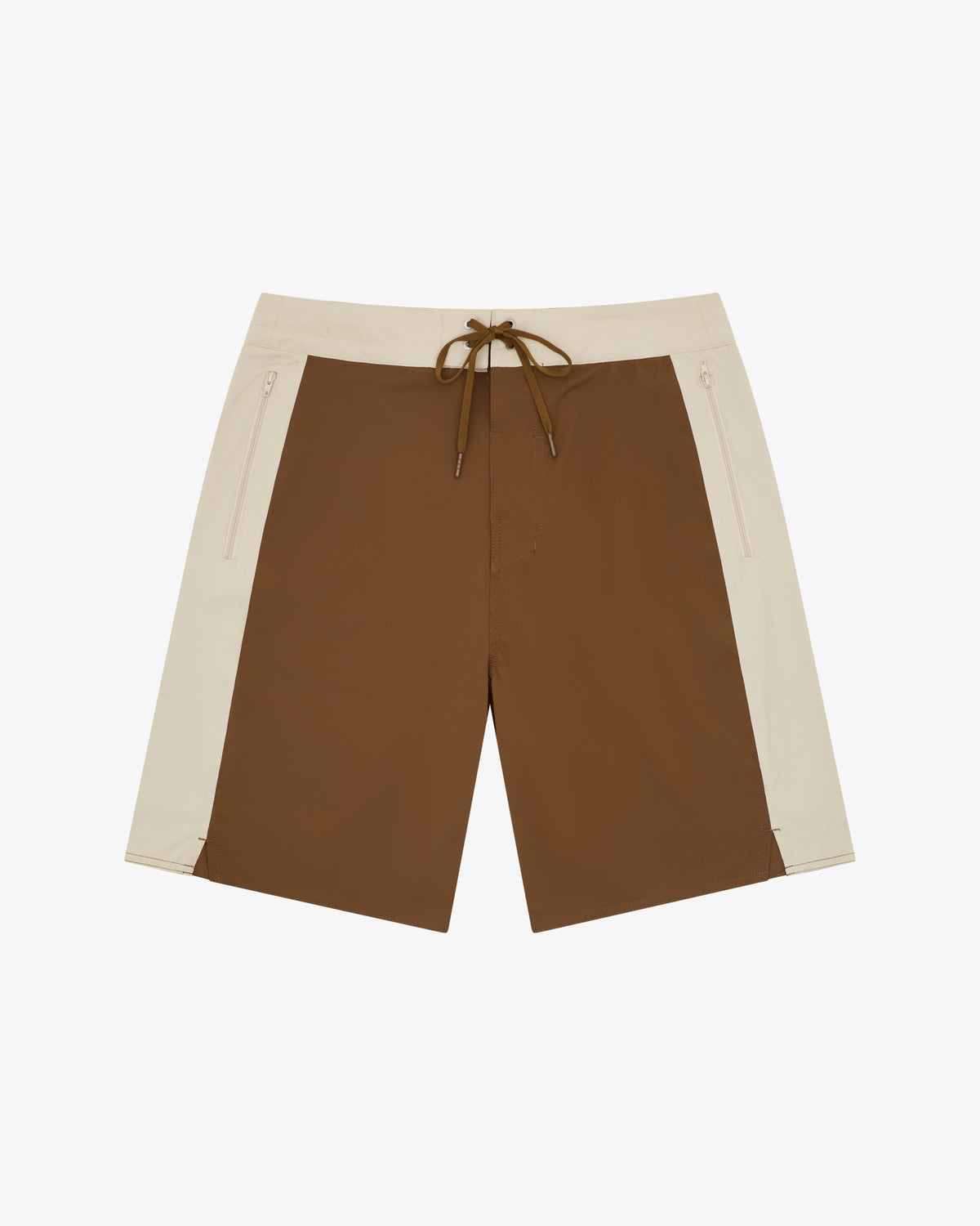 Swim Short - Brown / Beige