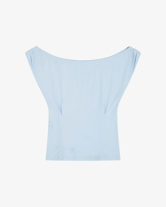 Womens Off Shoulder Fitted Top