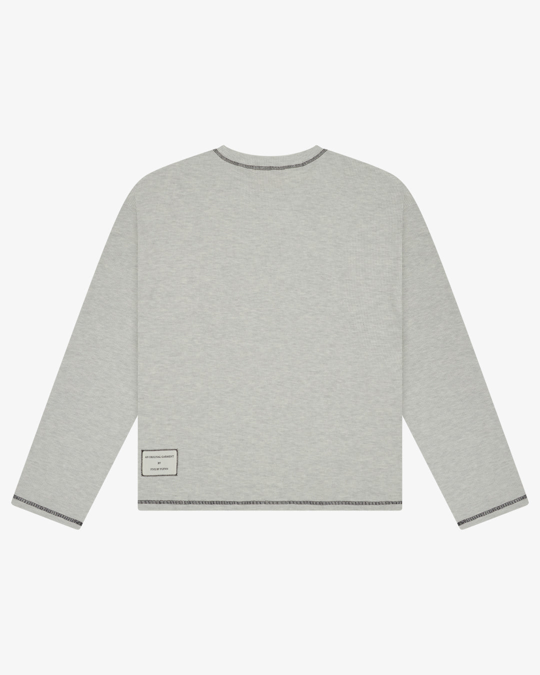 LS Waffle Tee - Light Grey – Five By Flynn