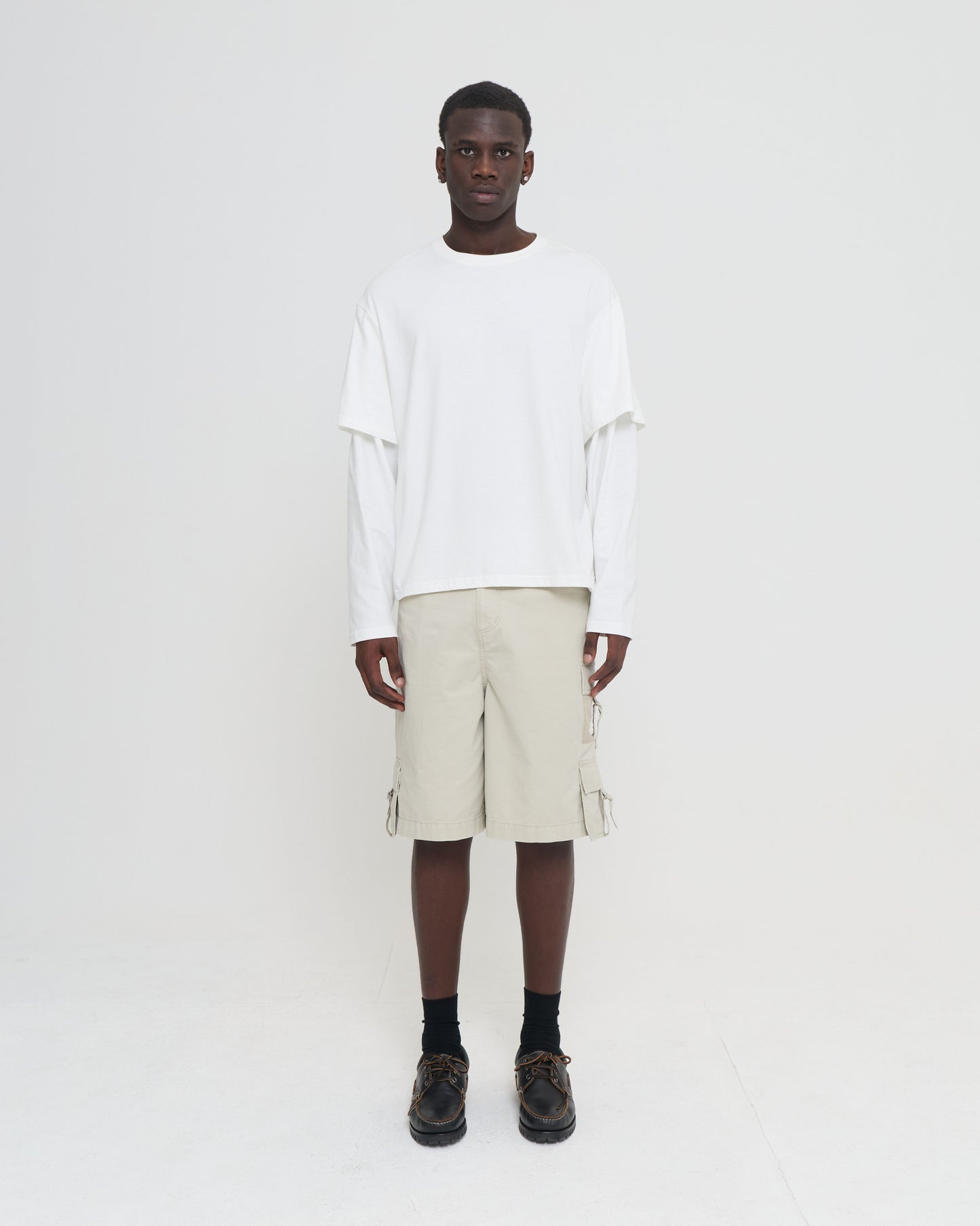 Crop Boxy Layered Tee